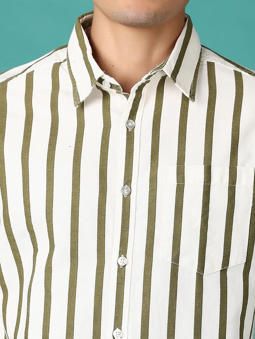 men long sleeves striped casual shirt - 21580883 - Standard Image - 5
