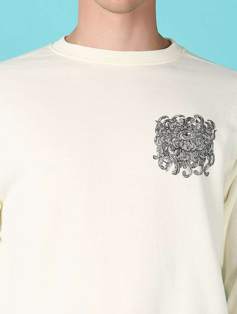 men long sleeves front & back print sweatshirt - 21580927 -  Standard Image - 5