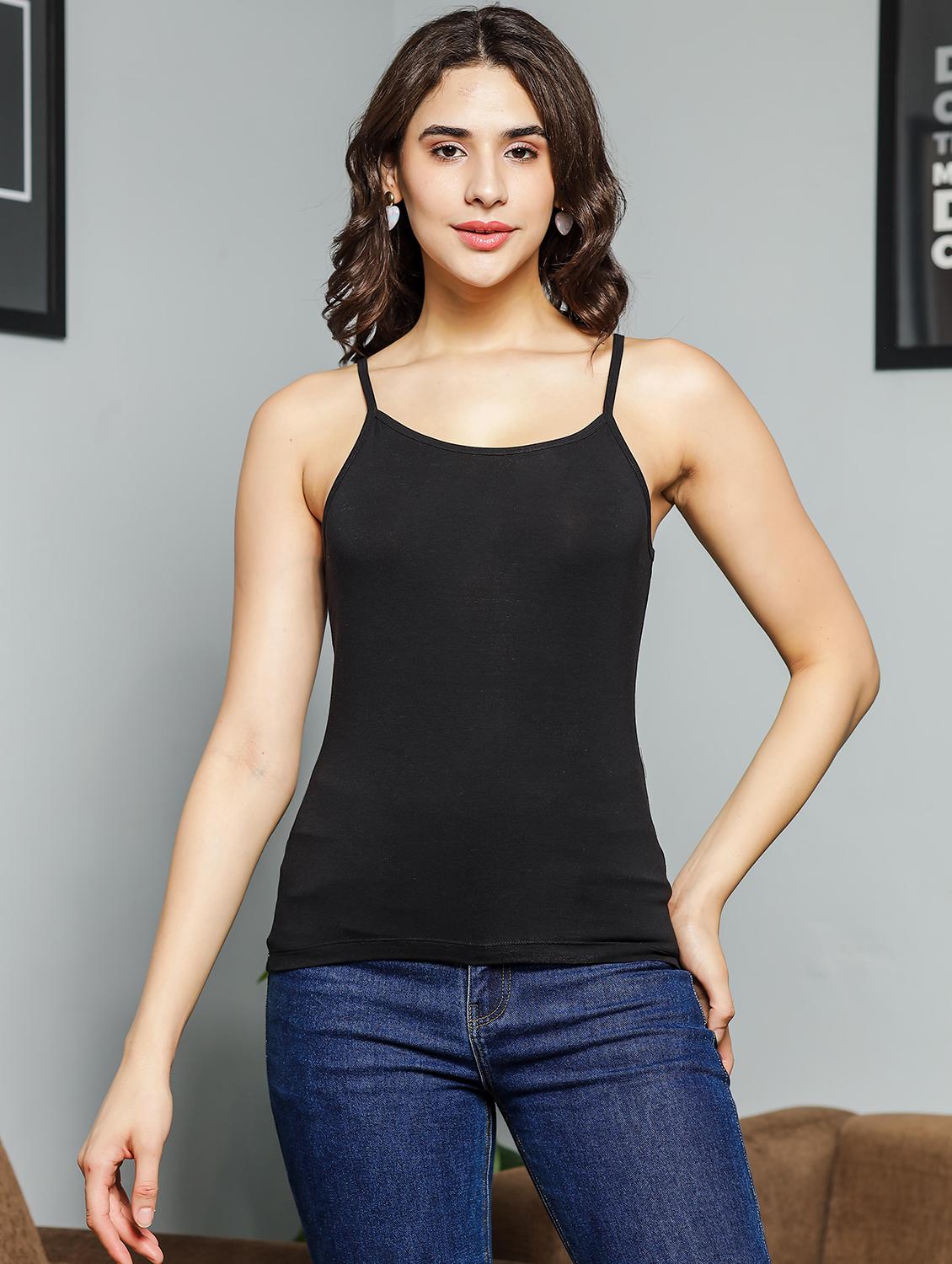 women sleeveless solid camisole