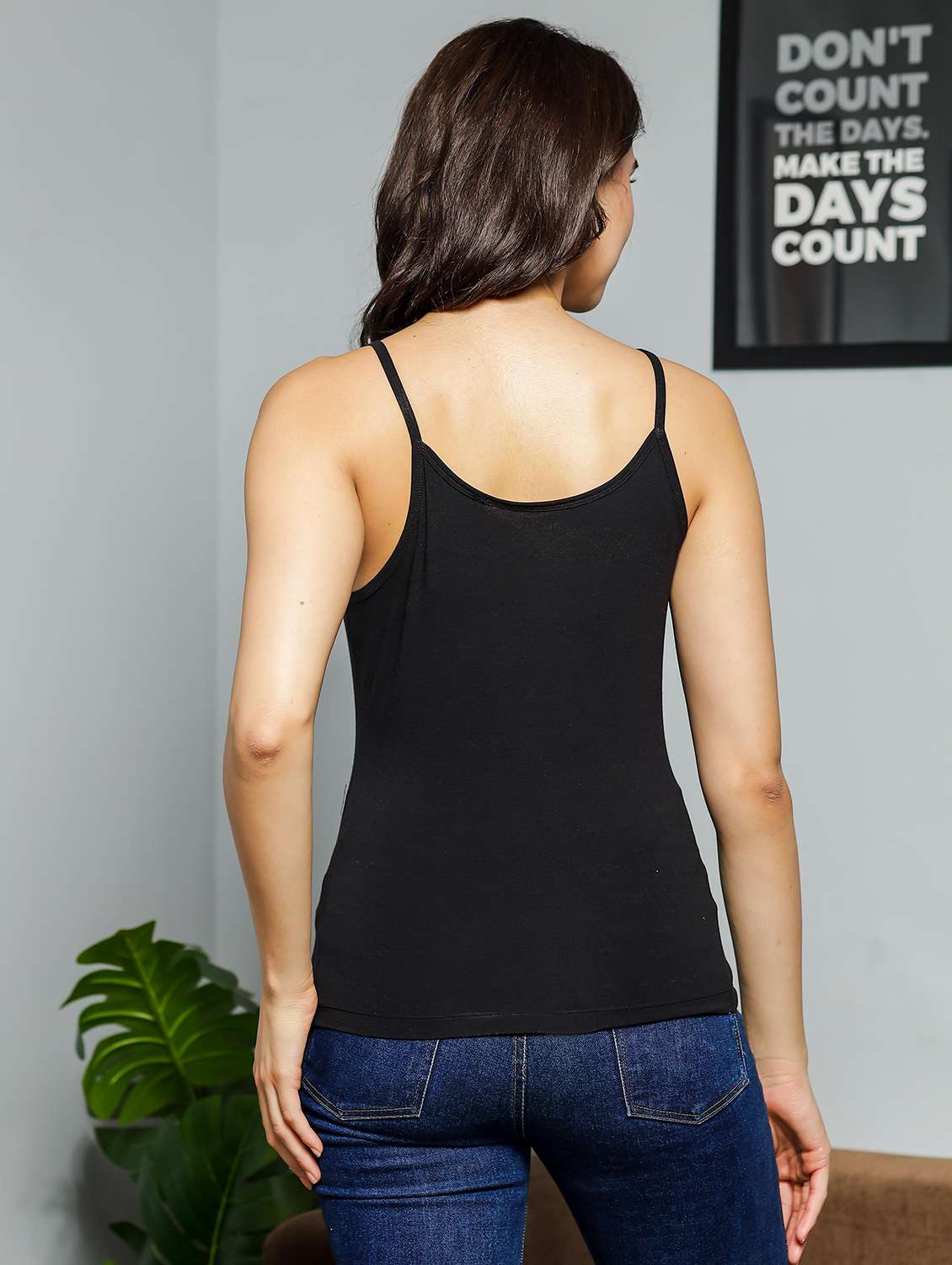 women sleeveless solid camisole - 21581147 - Standard Image - 3
