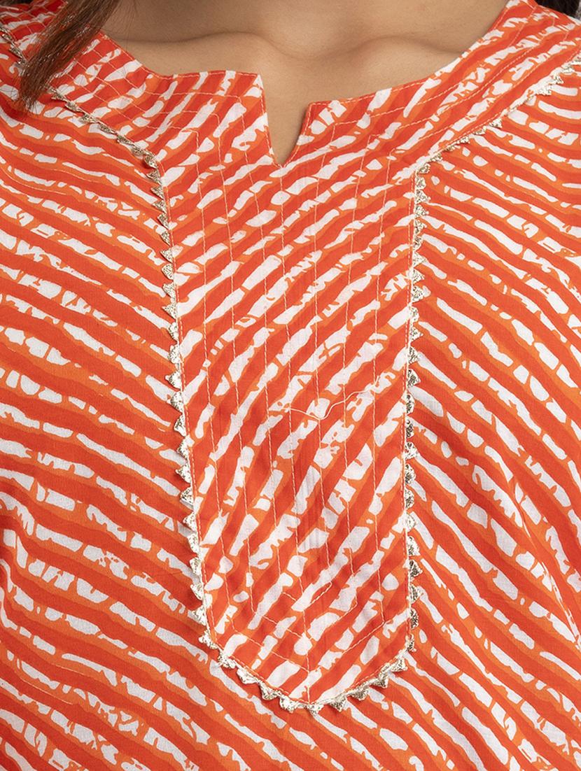 women printed three quarter sleeves straight kurta - 21581415 - Standard Image - 5