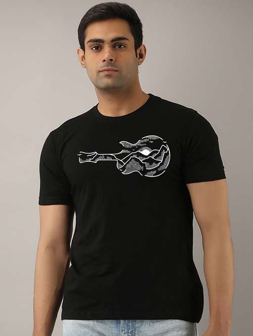 men slim fit chest graphic printed short sleeve t-shirt - 21581748 - Standard Image - 0