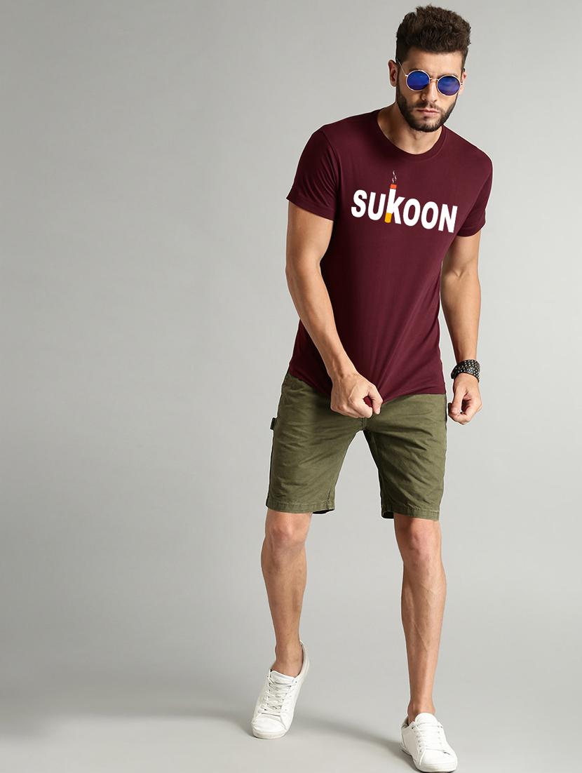 men chest print short sleeve t-shirt - 21581828 - Standard Image - 3