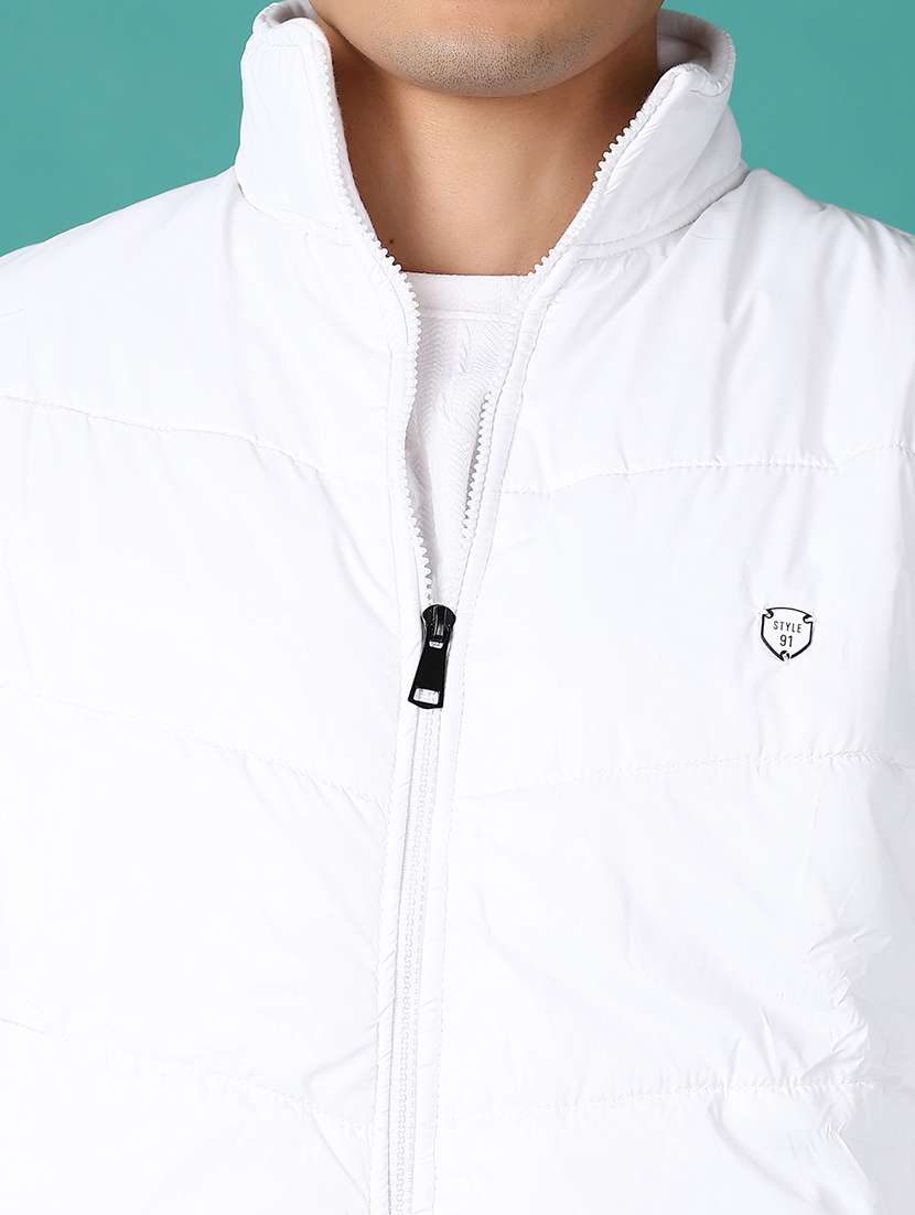 men long sleeves solid casual jacket - 21582961 -  Standard Image - 3