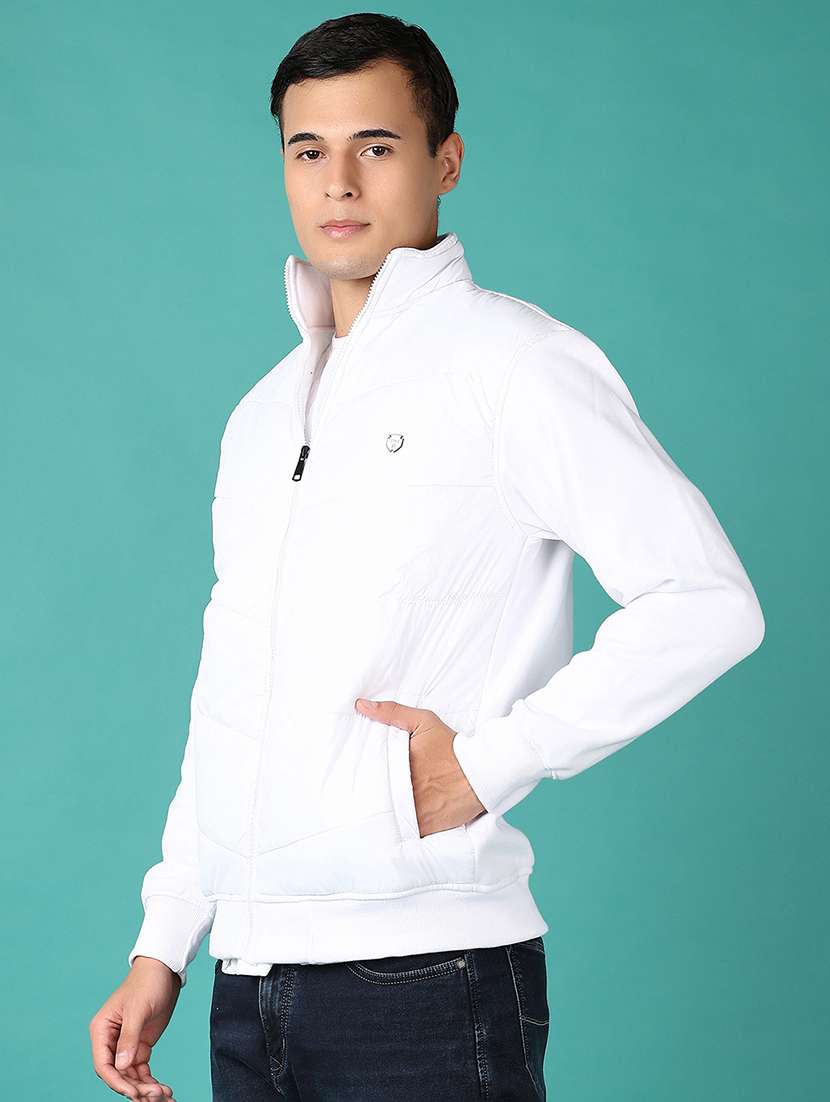 men long sleeves solid casual jacket - 21582961 -  Standard Image - 5