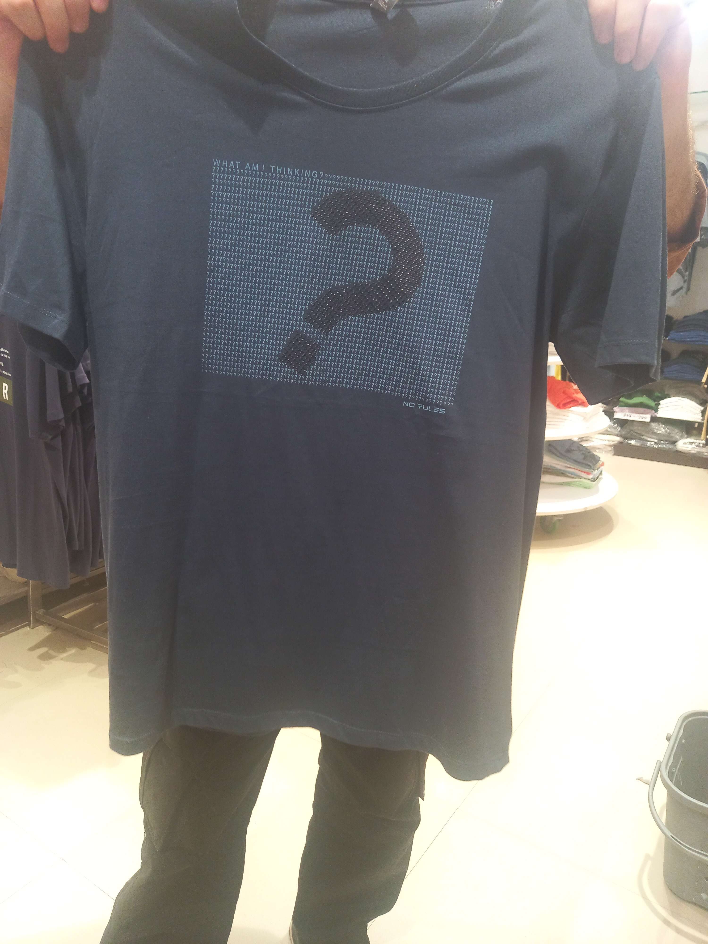 dark grey cotton single jersey tshirt - 21583048 - Zoom Image - 0