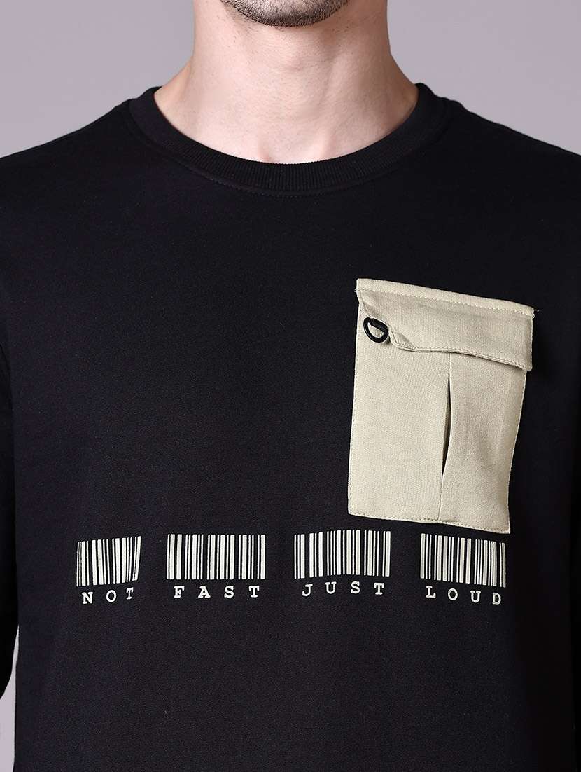 men long sleeves front & back print sweatshirt - 21583057 -  Standard Image - 5