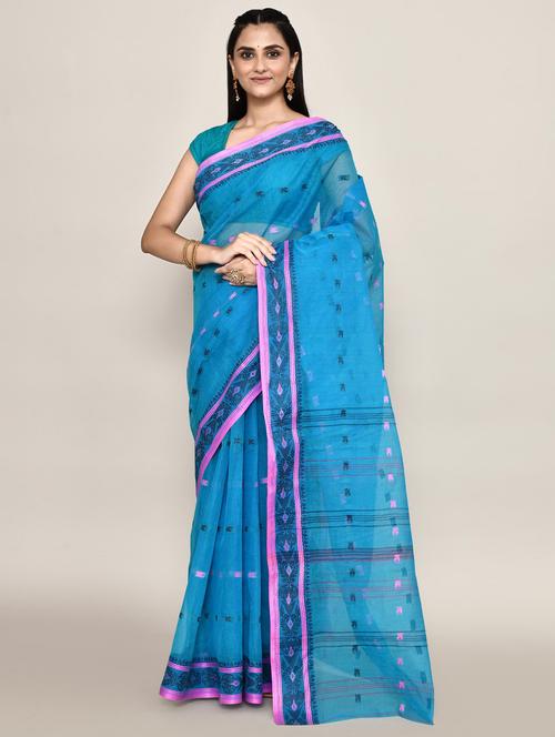 women self design handloom saree - 21583444 -  Standard Image - 0