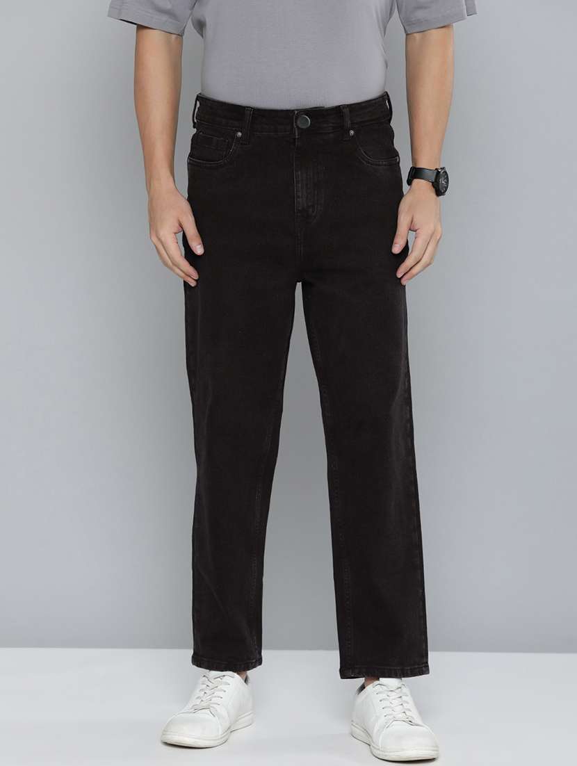 men solid straight fit jeans - 21584748 - Zoom Image - 0