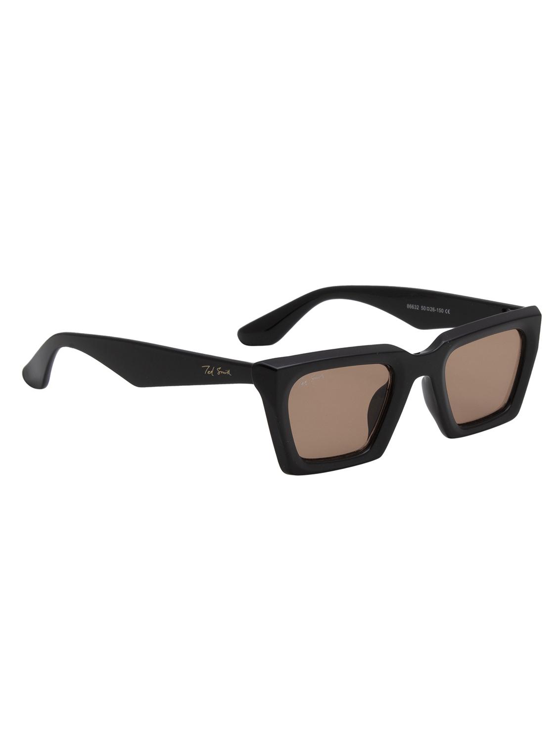 ted smith cat-eye grey sunglasses for men women - 21584819 - Standard Image - 3