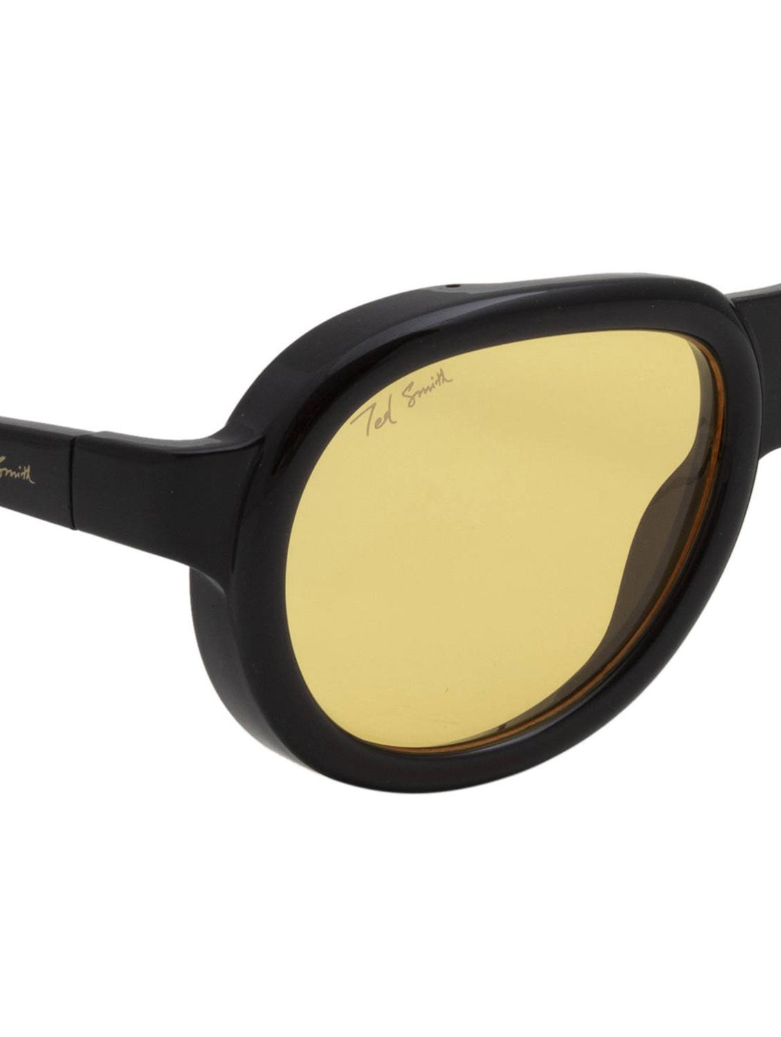 ted smith aviator yellow sunglasses for men women - 21584821 - Standard Image - 5