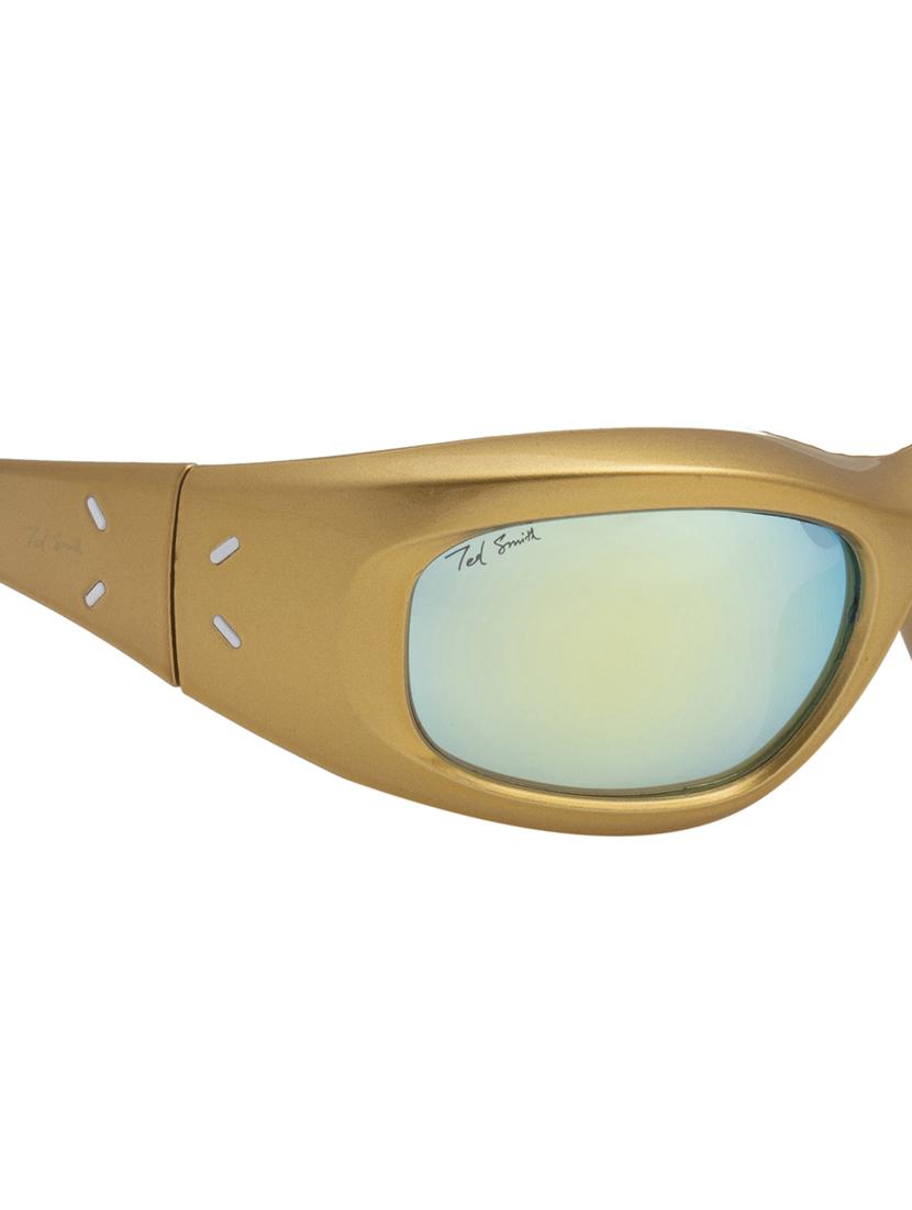 ted smith wrap-around blue sunglasses for men women - 21584828 - Standard Image - 5