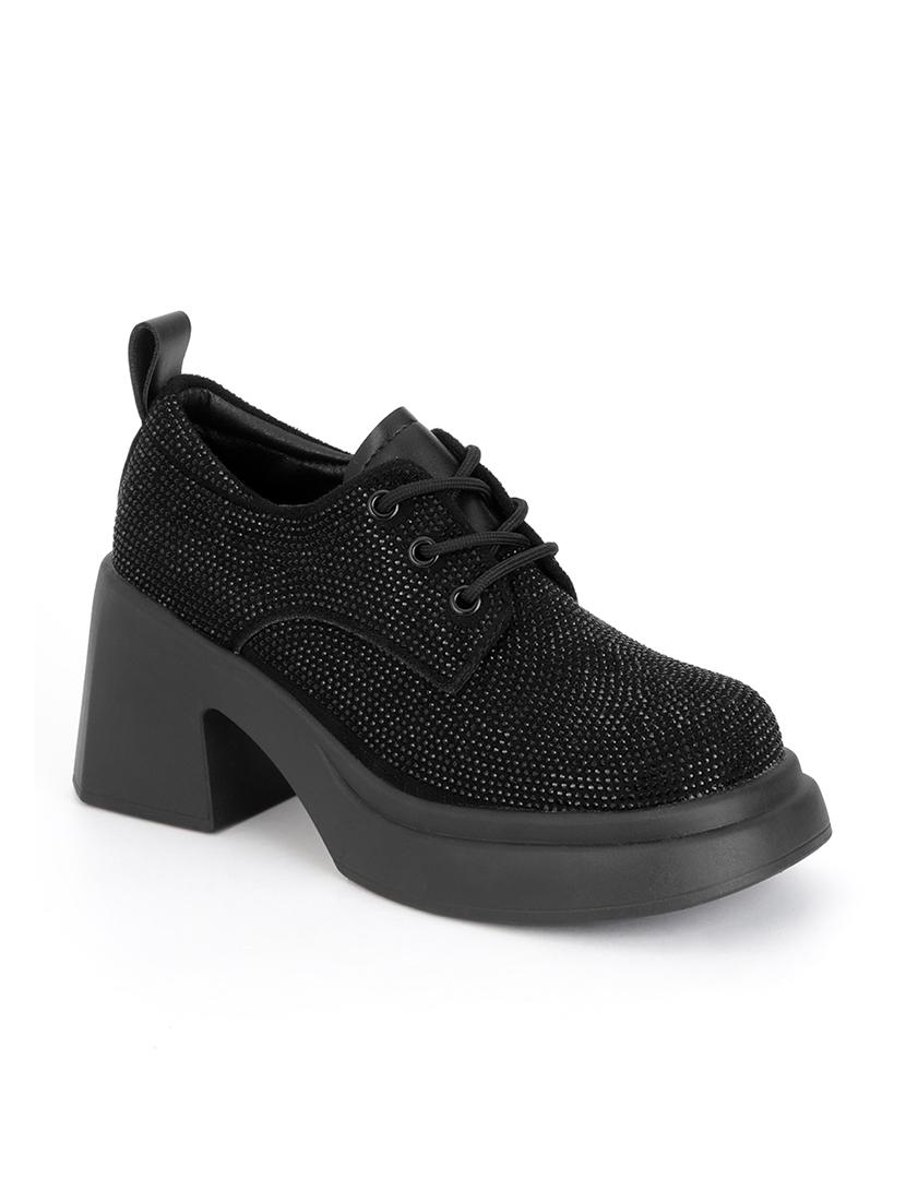women black lace-up casual shoe - 21584860 -  Zoom Image - 0