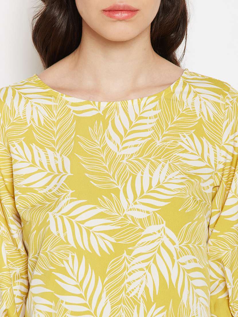 women printed round neck top - 21584910 -  Standard Image - 5
