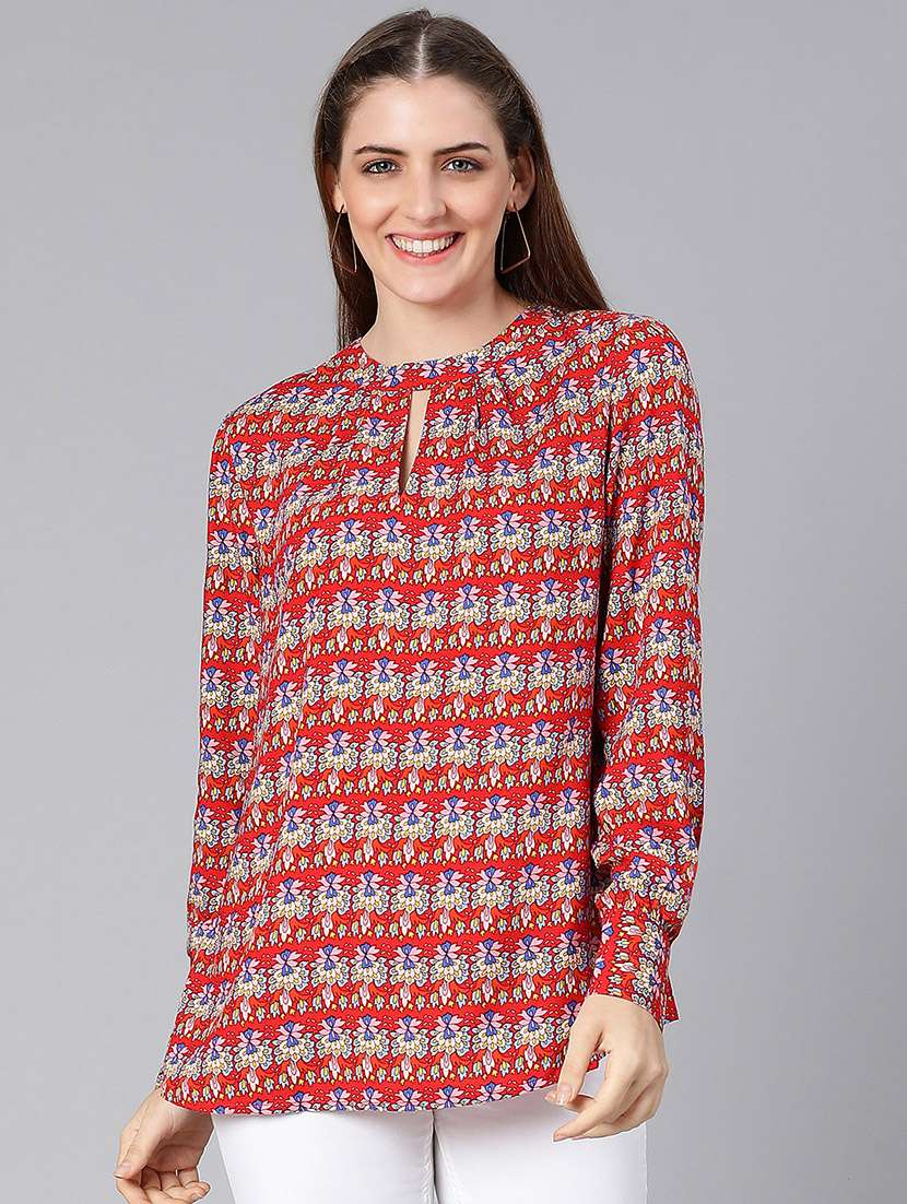 women printed long sleeves top - 21584919 -  Zoom Image - 0