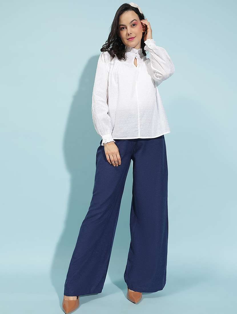 women self design long sleeves top - 21584999 -  Standard Image - 3