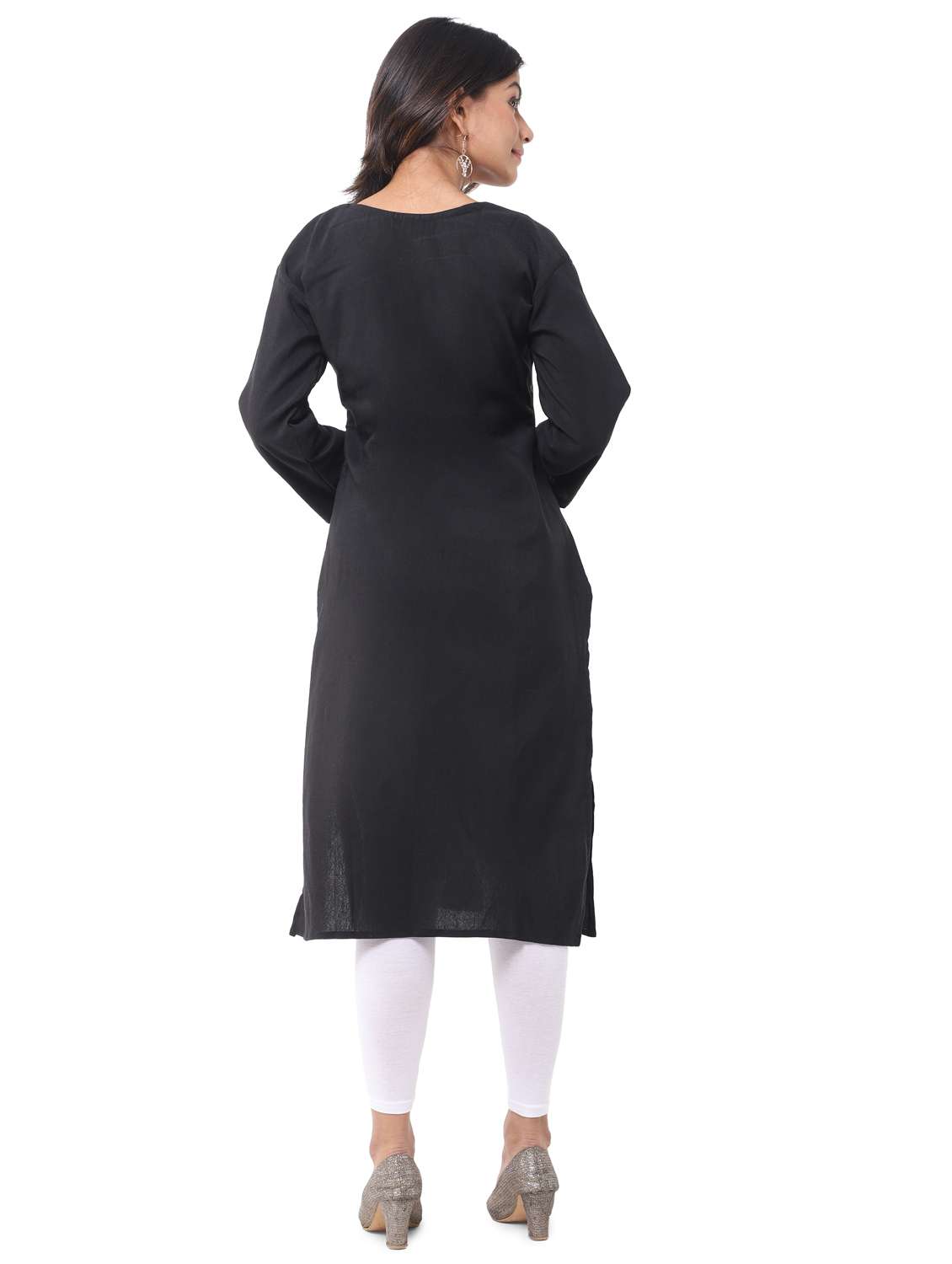 women pack of 2 solid straight kurta - 21585079 -  Standard Image - 3