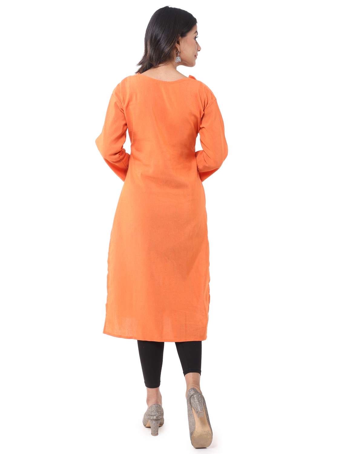 women pack of 2 solid straight kurta combo - 21585151 -  Standard Image - 8