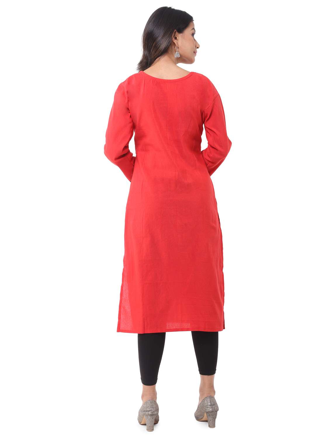 women pack of 2 solid straight kurta combo - 21585157 -  Standard Image - 10