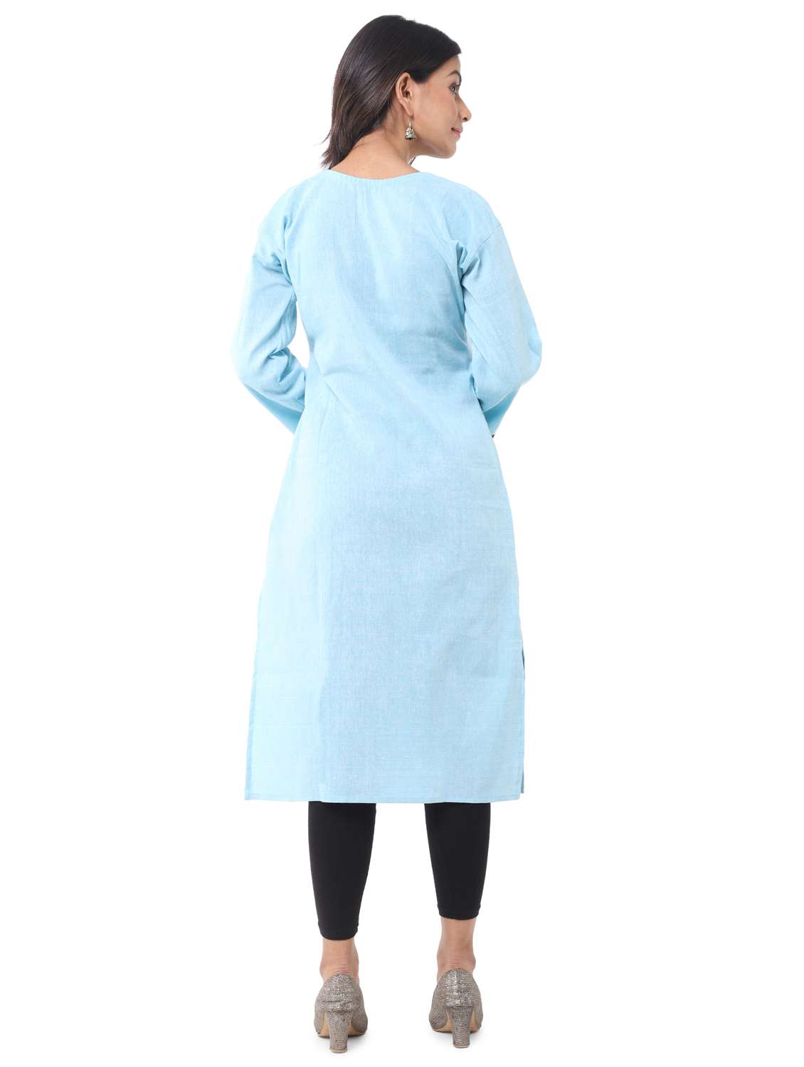 women pack of 2 solid straight kurta combo - 21585159 -  Standard Image - 10