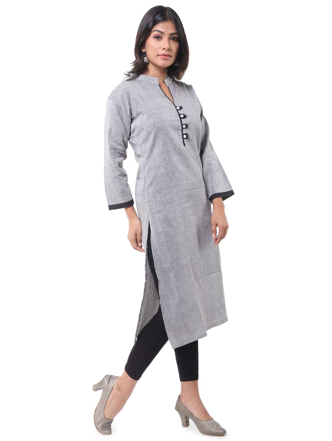 women pack of 2 solid straight kurta combo - 21585159 -  Standard Image - 3
