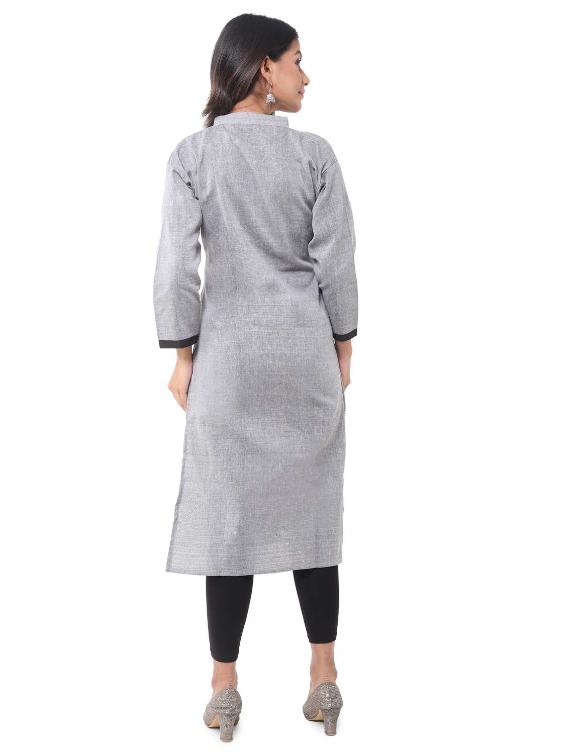 women pack of 2 solid straight kurta combo - 21585159 -  Standard Image - 5