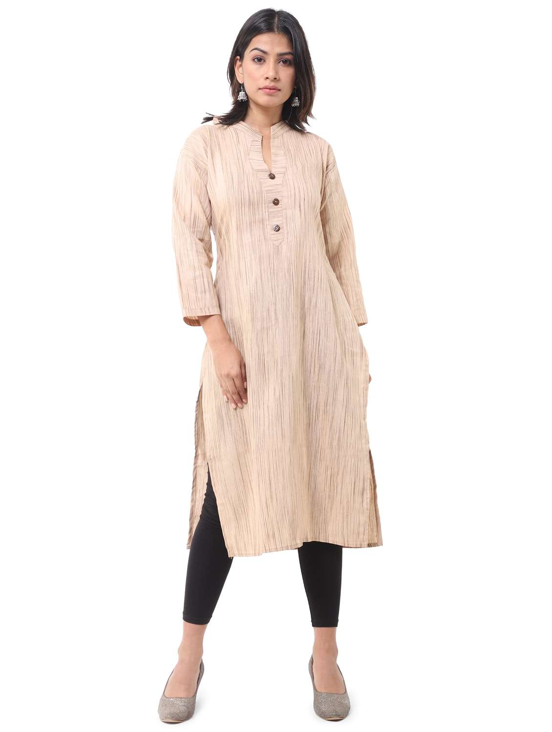 women pack of 2 solid straight kurta combo - 21585163 -  Standard Image - 5