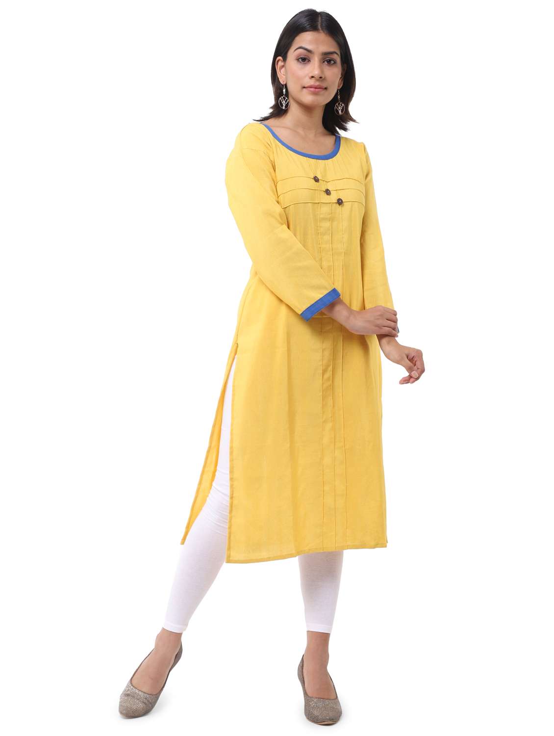women pack of 2 solid straight kurta combo - 21585168 -  Standard Image - 5