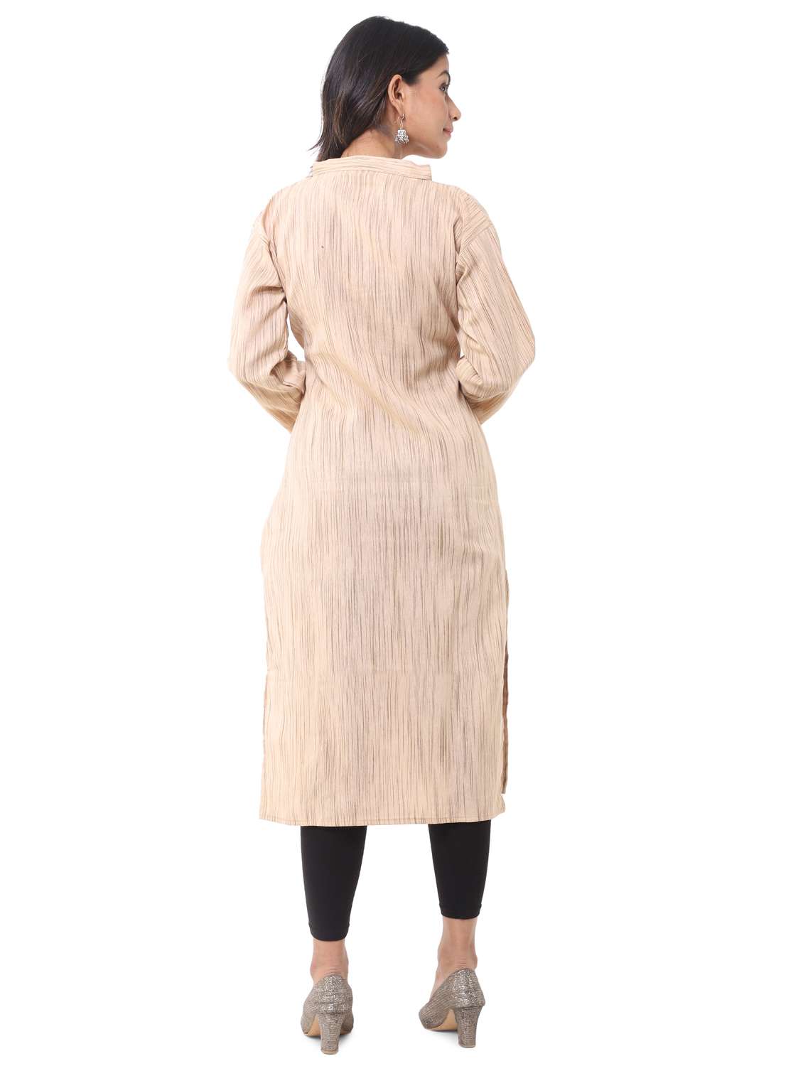  women pack of 2 solid straight kurta combo - 21585217 -  Standard Image - 3