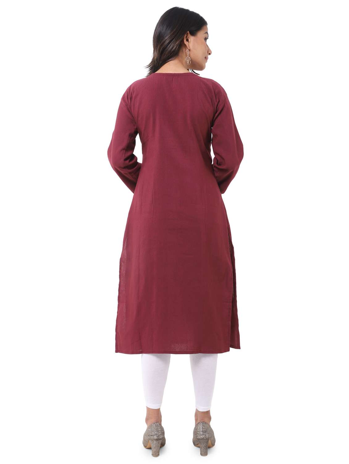 women pack of 2 solid straight kurta combo - 21585288 -  Standard Image - 8
