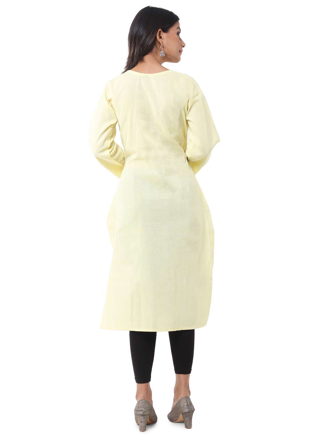 women pack of 2 solid straight kurta combo - 21585301 -  Standard Image - 8