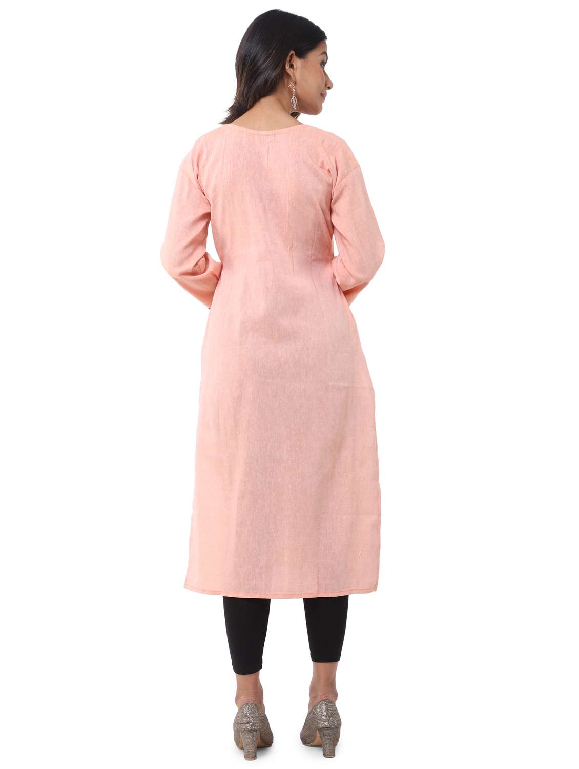 women pack of 2 solid straight kurta - 21585362 -  Standard Image - 3