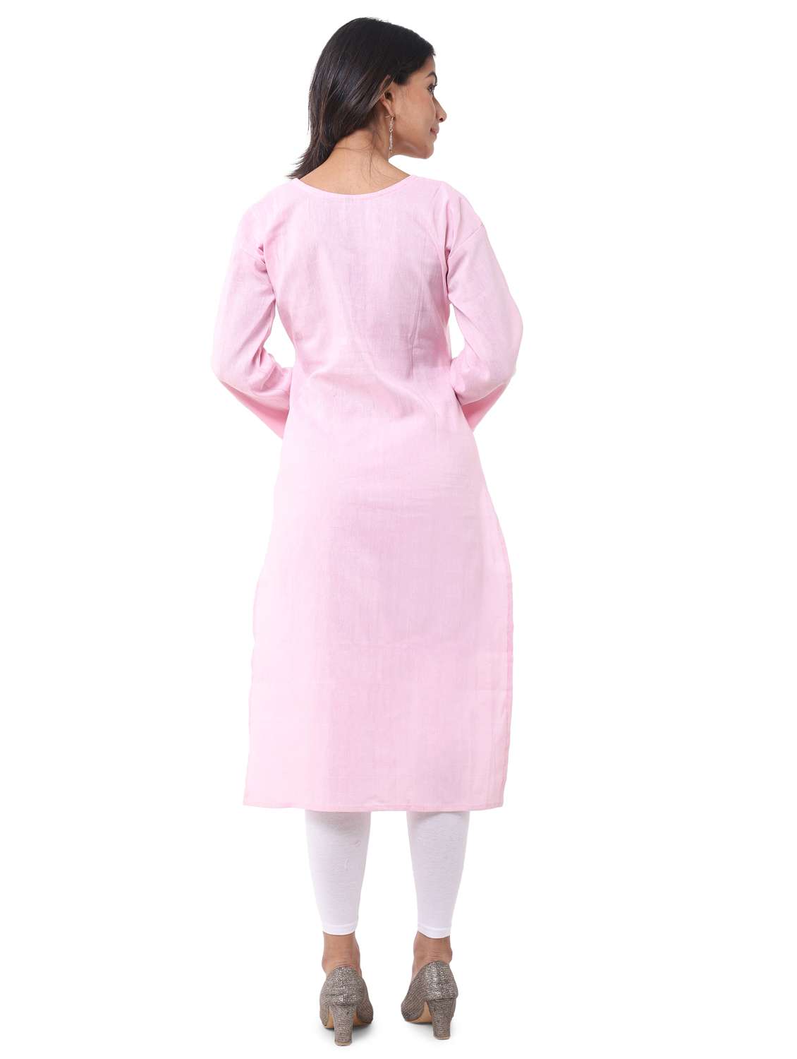 women pack of 2 solid a-line kurta - 21585370 -  Standard Image - 3
