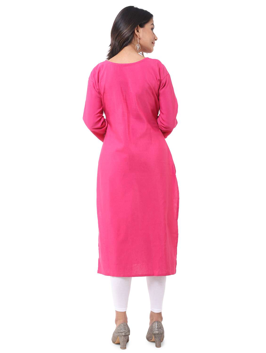 women pack of 2 solid straight kurta - 21585378 -  Standard Image - 3