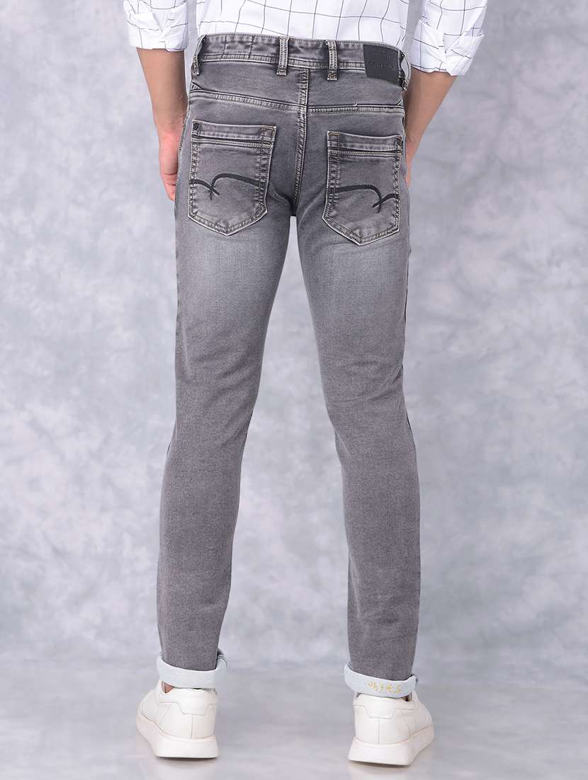men slim fit mid rise denim jeans - 21585536 -  Standard Image - 3