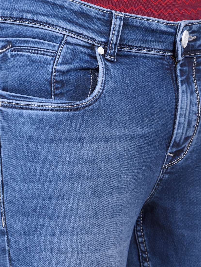 men skinny fit mid rise denim jeans - 21585551 -  Standard Image - 5