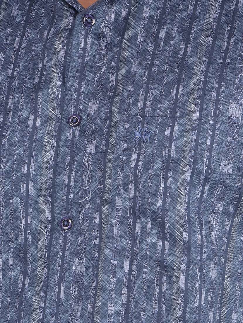 men printed regular fit casual shirt - 21585660 -  Standard Image - 5