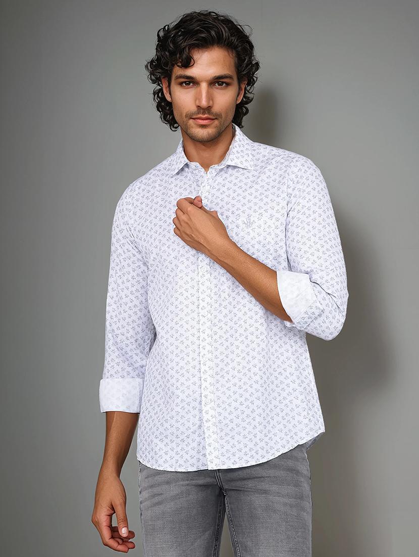 men printed regular fit casual shirt - 21585697 - Zoom Image - 0