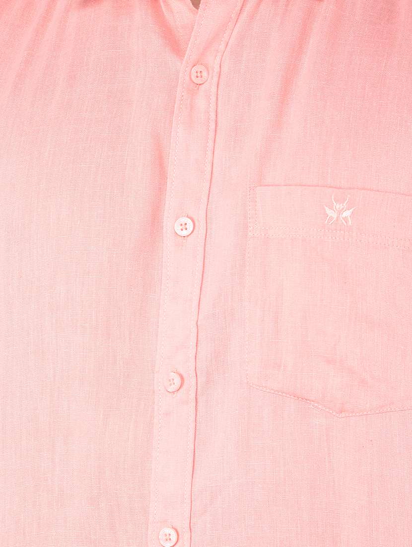 men solid regular fit casual shirt - 21585709 -  Standard Image - 5