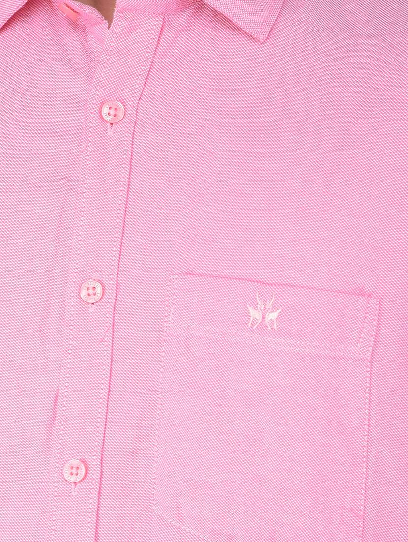 men solid regular fit casual shirt - 21585712 -  Standard Image - 5