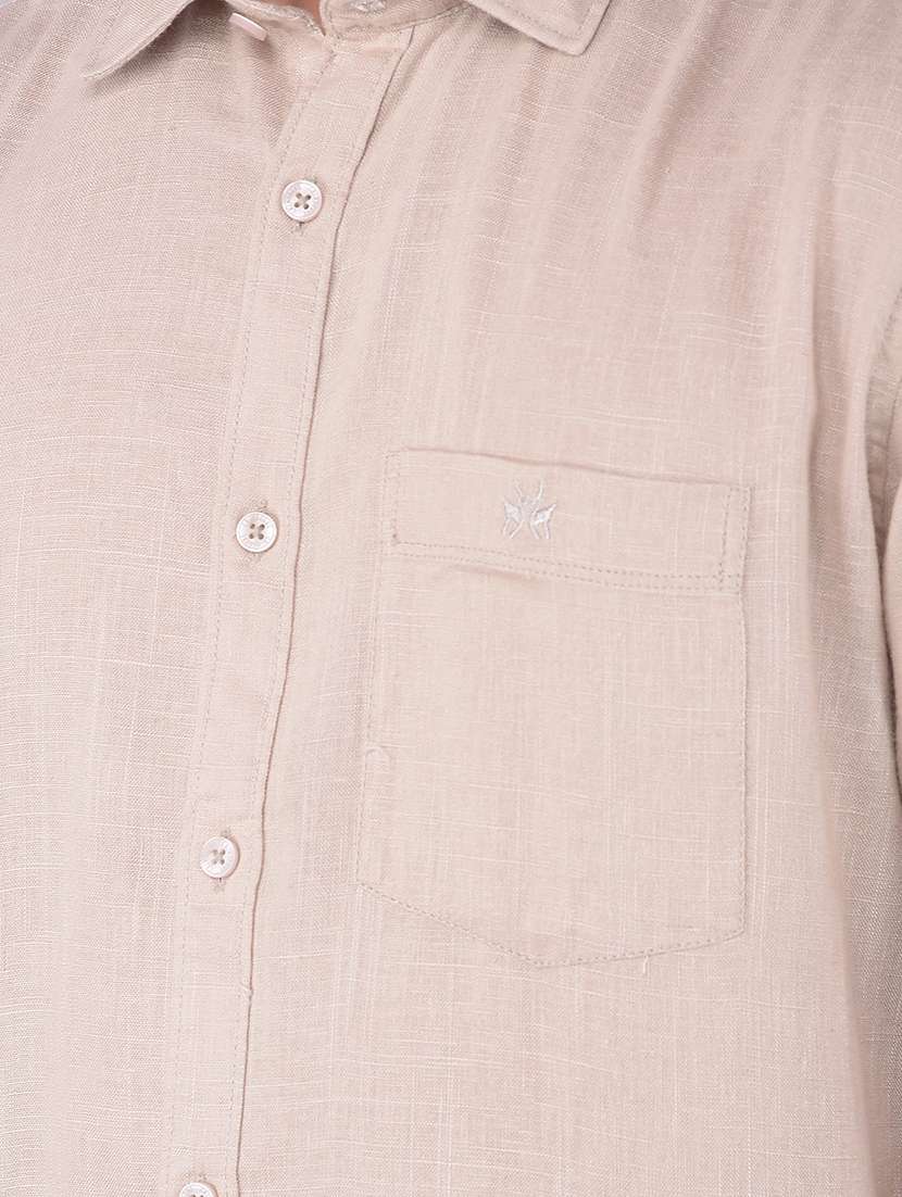 men solid regular fit casual shirt - 21585728 -  Standard Image - 5