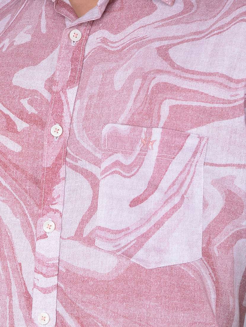 men printed regular fit casual shirt - 21585735 -  Standard Image - 5