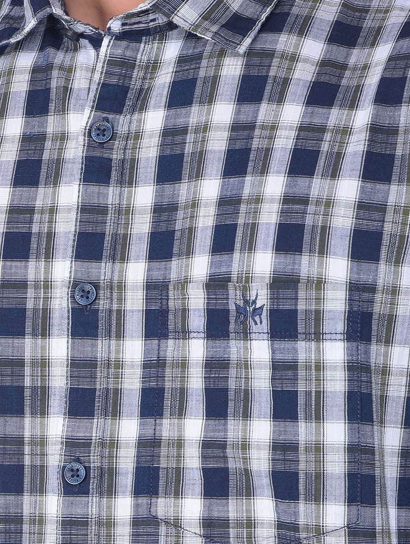men checkered regular fit casual shirt - 21585746 -  Standard Image - 5