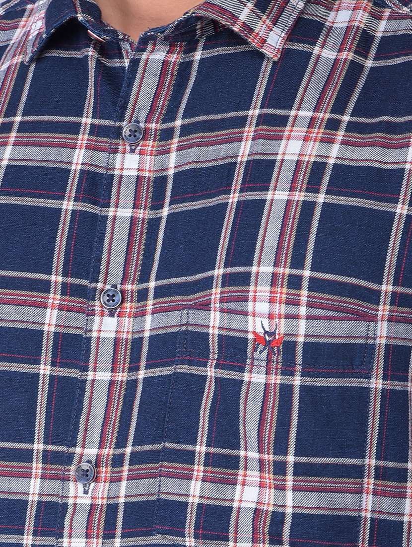 men checkered regular fit casual shirt - 21585750 -  Standard Image - 5