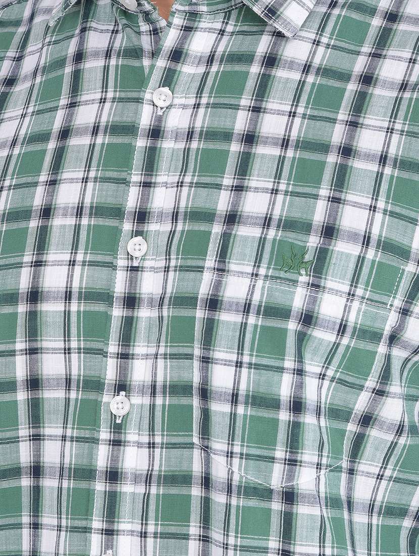 men checkered regular fit casual shirt - 21585751 -  Standard Image - 5