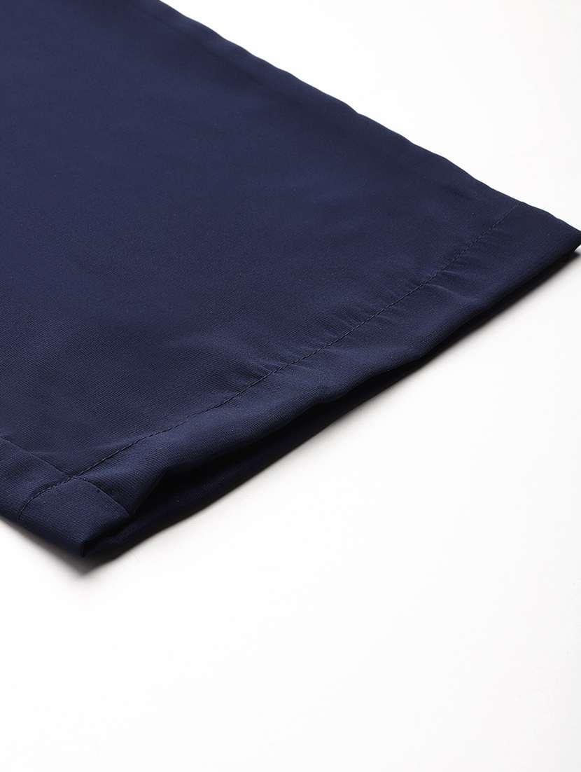 women solid top and trouser co-ord set - 21586264 -  Standard Image - 5