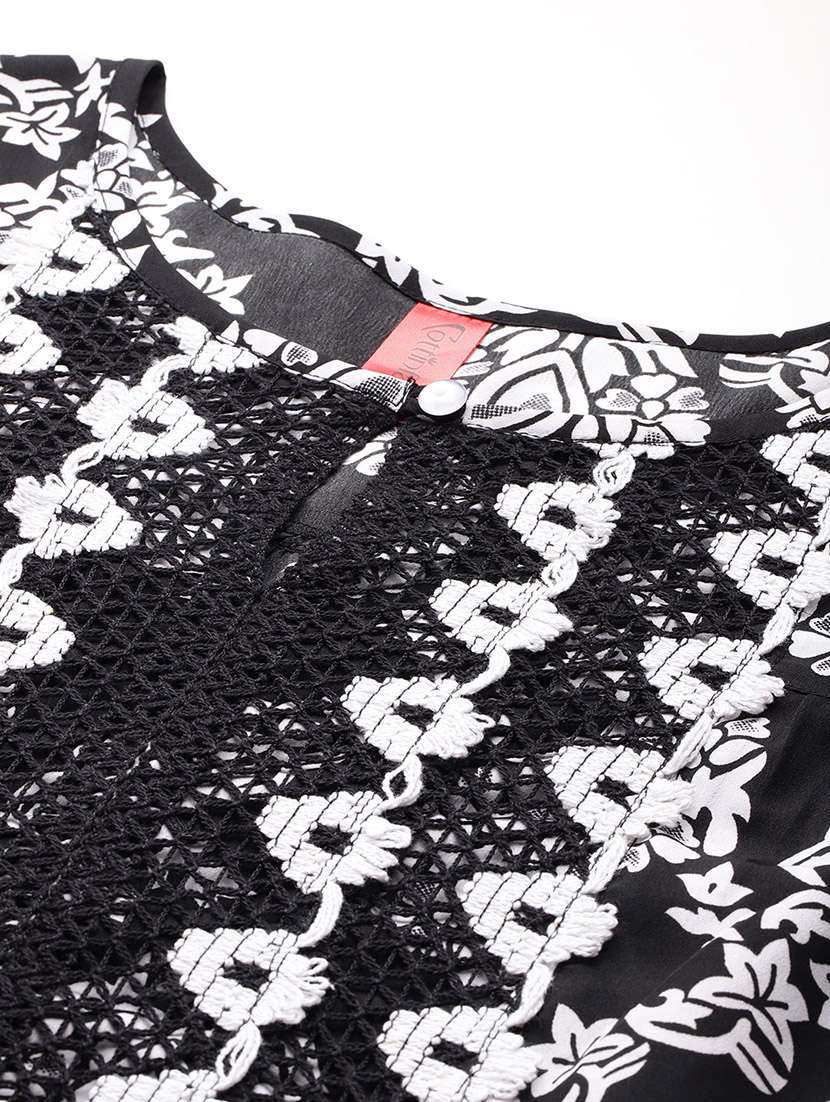 women printed ethnic co-ord set - 21586271 - Standard Image - 8