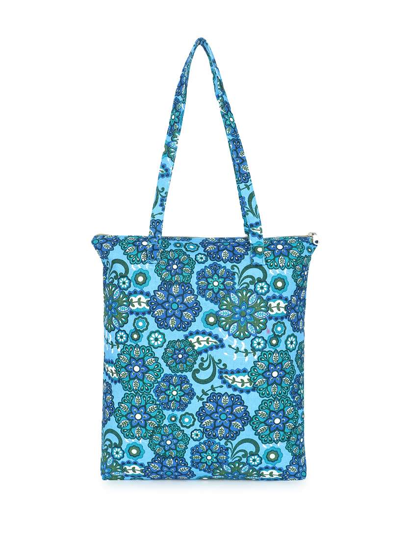 pack of 3 floral printed tote bags - 21586475 -  Standard Image - 10