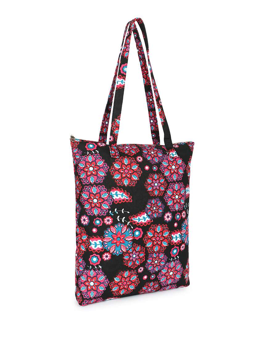 pack of 3 floral printed tote bags - 21586475 -  Standard Image - 5