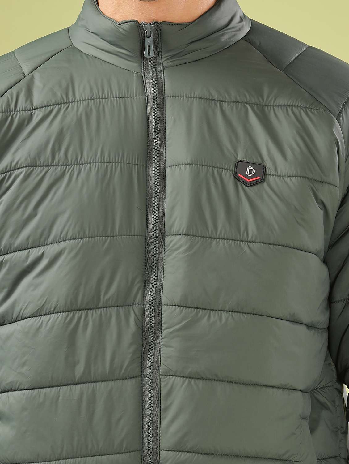 men solid long sleeve quilted jacket - 21586694 -  Standard Image - 5